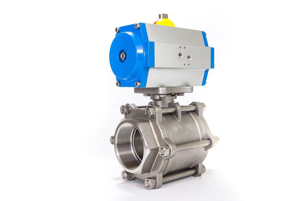 Industriearmatur mit pneumatischem Antrieb